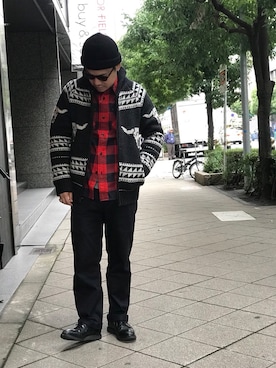 「schott（ショット）のSchott/ショット/URBAN CHINO PANTS/アーバン チノパンツ（チノパンツ）」を使った、wakiさん（メンズ・165cm）の秋コーディネート