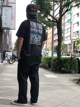 「アイテム（チノパンツ）」を使った、wakiさん（メンズ・165cm・20代）の夏コーディネート