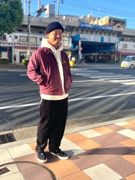 「アイテム（ブルゾン）」を使った、wakiさん（メンズ・165cm・30代）の秋コーディネート