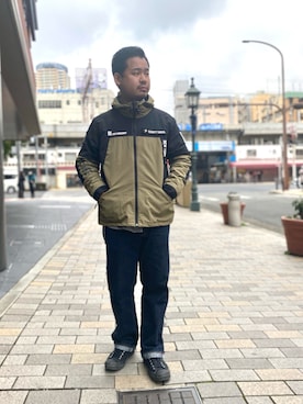 「アイテム（ブルゾン）」を使った、wakiさん（メンズ・165cm・30代）の冬コーディネート