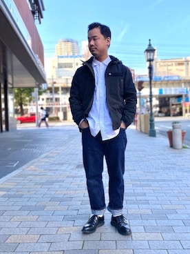 「アイテム（ブルゾン）」を使った、wakiさん（メンズ・165cm・30代）の冬コーディネート