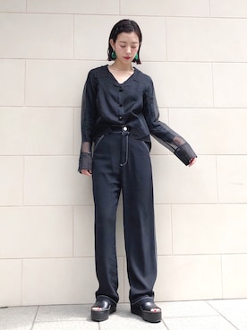 山口真帆さんのコーディネート