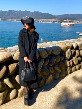 「COMME CA DU MODE（コムサデモード）のアイテム（ジャケット/アウター）」を使った、たぬき師匠さん（レディース・157cm）の春コーディネート