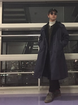 Masa Inagakiさん（メンズ・165cm）の冬コーディネート