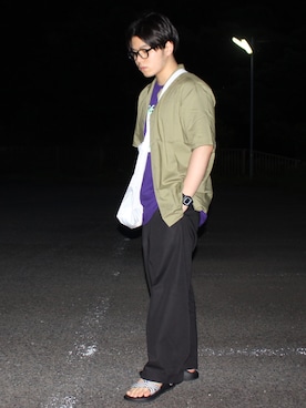 Masa Inagakiさん（メンズ・165cm）の夏コーディネート