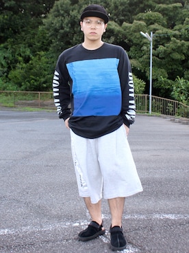 Masa Inagakiさん（メンズ・165cm）の夏コーディネート