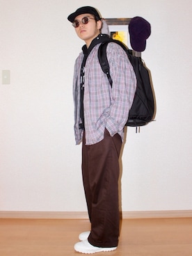 Masa Inagakiさん（メンズ・165cm）の冬コーディネート