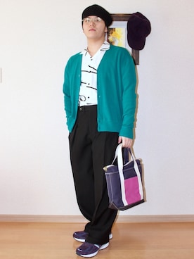 Masa Inagakiさん（メンズ・165cm）の冬コーディネート