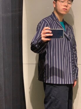 「平成最後のWEARISTAセンバツ」｜「アイテム（その他アウター）」を使った、Masa Inagakiさん（メンズ・165cm）の春コーディネート