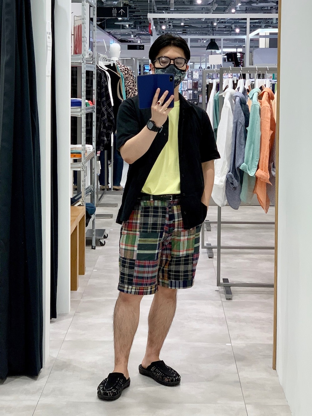 【関税込み】Lauren Manoogian ショートパンツ 45R SHOP | #45R福岡岩田屋 リネンの908グランパプルシャツ（45
