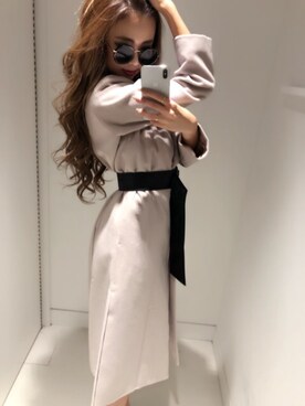 「RESEXXY（リゼクシー）のアイテム（その他アウター）」を使った、RESEXXYさん（レディース・164cm）の冬コーディネート