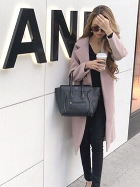 「RESEXXY（リゼクシー）のアイテム（その他アウター）」を使った、RESEXXYさん（レディース・164cm）の冬コーディネート