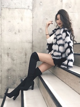 RESEXXYさん（レディース・162cm）の冬コーディネート