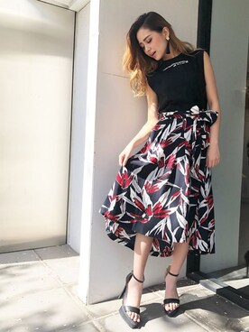 「RESEXXY（リゼクシー）のアイテム（パンプス）」を使った、RESEXXYさん（レディース・158cm）の春コーディネート