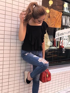 RESEXXYさん（レディース・158cm）の春コーディネート