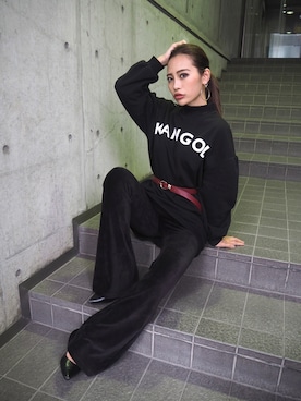 「スウェットワンピース」｜RESEXXYさん（レディース・160cm）の秋コーディネート