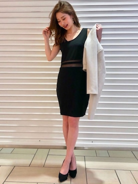 「RESEXXY（リゼクシー）のアイテム（ライダースジャケット）」を使った、RESEXXYさん（レディース・153cm）の春コーディネート