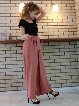 RESEXXYさん（レディース・156cm）の夏コーディネート