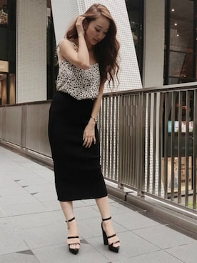 RESEXXYさん（レディース・160cm）の夏コーディネート