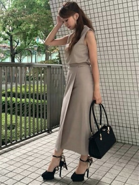 RESEXXYさん（レディース・160cm）の夏コーディネート