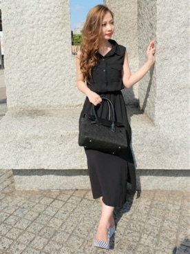 「RESEXXY（リゼクシー）のアイテム（パンプス）」を使った、RESEXXYさん（レディース・155cm）の夏コーディネート