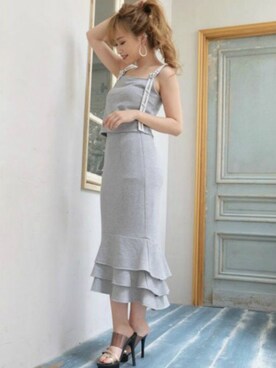 RESEXXYさん（レディース・156cm）の夏コーディネート