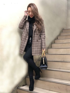 RESEXXYさん（レディース・156cm）の秋コーディネート