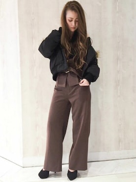 RESEXXYさん（レディース・157cm）の冬コーディネート