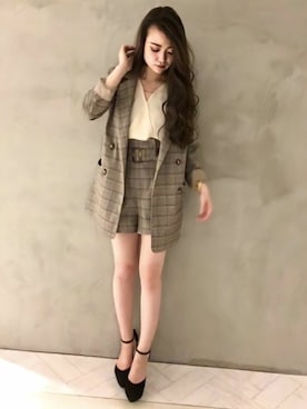 「リゼクシー」｜「アイテム（その他シューズ）」を使った、RESEXXYさん（レディース・157cm）の冬コーディネート