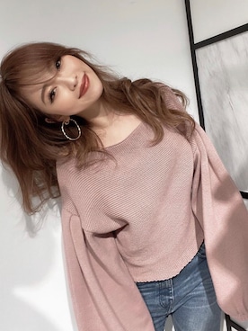 「リゼクシー」｜「アイテム（アクセサリー）」を使った、RESEXXYさん（レディース・156cm）の春コーディネート