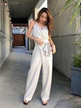 「RESEXXY（リゼクシー）のアイテム（タンクトップ）」を使った、RESEXXYさん（レディース・156cm）の春コーディネート