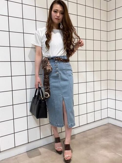 Resexxy Resexxy本部 Resexxyのデニムスカートを使ったコーディネート Wear