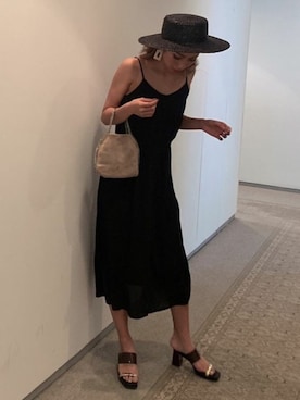 「リゼクシー」｜「アイテム（帽子）」を使った、RESEXXYさん（レディース・164cm）の春コーディネート