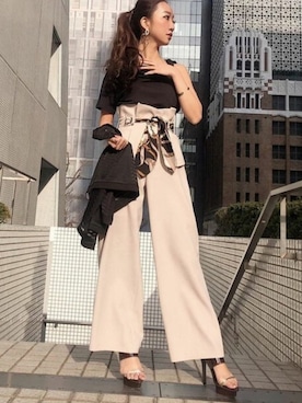 「RESEXXY（リゼクシー）のアイテム（テーラードジャケット）」を使った、RESEXXYさん（レディース・160cm）の春コーディネート