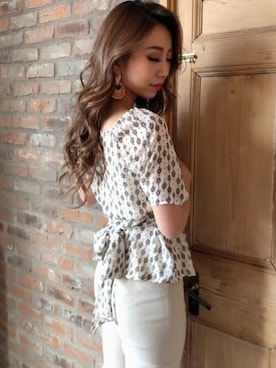 「リゼクシー」｜「アイテム（アクセサリー）」を使った、RESEXXYさん（レディース・156cm）の春コーディネート