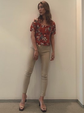 「リゼクシー」｜「アイテム（トップス）」を使った、RESEXXYさん（レディース・164cm）の夏コーディネート