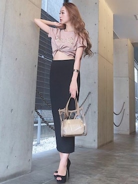 RESEXXYさん（レディース・160cm）の夏コーディネート