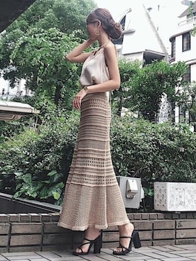 RESEXXYさん（レディース・160cm）の夏コーディネート