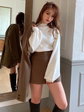 「茶色」｜RESEXXYさん（レディース・157cm）の夏コーディネート