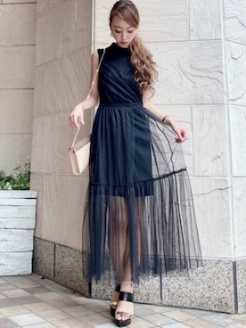 RESEXXYさん（レディース・160cm）の夏コーディネート