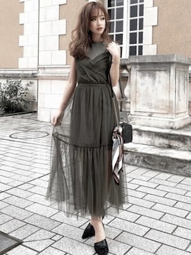 「リゼクシー」｜「アイテム（パンプス）」を使った、RESEXXYさん（レディース・157cm）の夏コーディネート