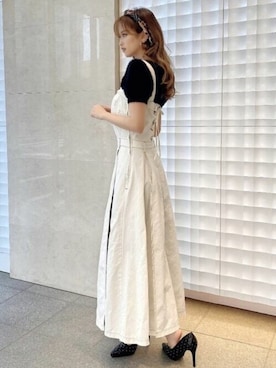 「リゼクシー」｜「アイテム（ニット/セーター）」を使った、RESEXXYさん（レディース・157cm）の秋コーディネート