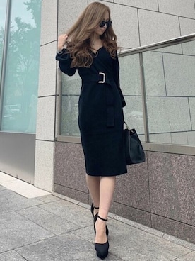 「アイテム（ワンピース/ドレス）」を使った、RESEXXYさん（レディース・145cm）の秋コーディネート