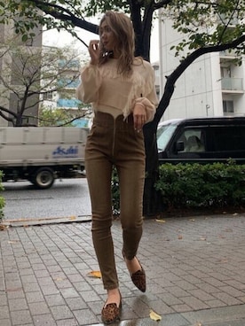 「リゼクシー」｜「アイテム（その他シューズ）」を使った、RESEXXYさん（レディース・164cm）の秋コーディネート