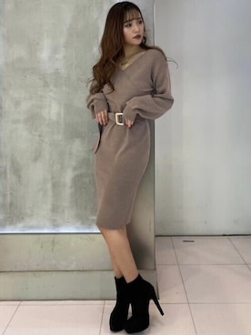 RESEXXYさん（レディース・155cm）の冬コーディネート