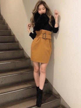 RESEXXYさん（レディース・153cm）の冬コーディネート