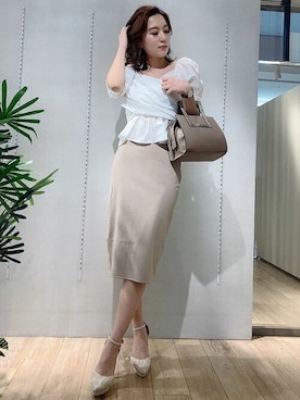 「リゼクシー」｜「アイテム（パンプス）」を使った、RESEXXYさん（レディース・161cm）の夏コーディネート