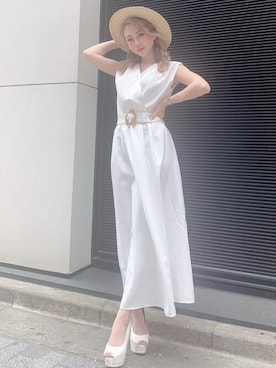 「RESEXXY」｜「アイテム（帽子）」を使った、RESEXXYさん（レディース・150cm）の夏コーディネート