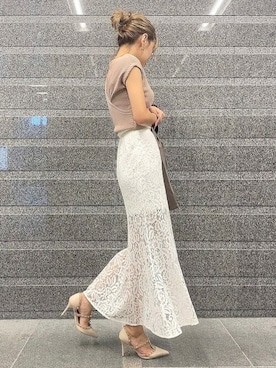 「リゼクシー」｜「アイテム（ニット/セーター）」を使った、RESEXXYさん（レディース・161cm）の秋コーディネート