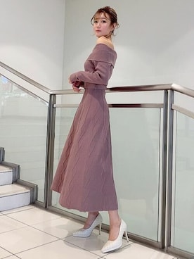 「リゼクシー」｜「アイテム（パンプス）」を使った、RESEXXYさん（レディース・161cm）の秋コーディネート